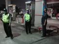 Polsek Pabean Cantikan Gelar Patroli Malam di SPBU, Sampaikan Himbauan Waspada Upal