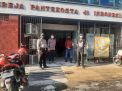 Babinkamtibmas Polsek Pabean Cantikan Lakukan Pengamanan Ibadah Minggu