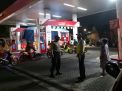Polsek Pabean Cantikan Lakukan Patroli SPBU, Titip Pesan Waspada Uang Palsu