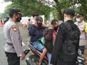 Wakapolsek Kenjeran Pimpin Penyekatan Kendaraan Roda Dua di Akses Tol Suramadu