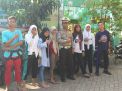 Kanit Lantas Polsek Asemrowo Sampaikan Pesan Tertib Lalu Lintas Dalam Rabu Narsis
