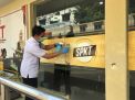Cegah Penyebaran Virus Corona, Polres Tanjung Perak Rutin Bersihkan Ruang SPKT