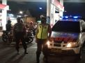 Patroli Malam di SPBU, Polsek Pabean Cantikan Sampaikan Himbauan Waspada Kriminalitas