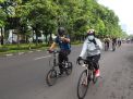 Kapolres Tanjung Perak Bersama PJU Gowes Bareng Pimpinan & Karyawan KPPBC
