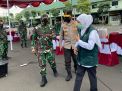 Forkopda Jatim Meninjau Vaksinasi di Makodam V Brawijaya