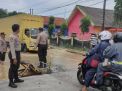 Hujan Deras Hingga Banjir Menggenang, Polres Bangkalan Terjunkan Personil Lengkap Urai Kemacetan