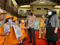 Ajak Minat Anak Vaksin, Polres Probolinggo Datangkan Gatot Kaca dan Badut hingga Arena Bermain