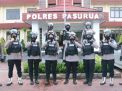 Polwan Polres Pasuruan Laksanakan "Pamor Keris"