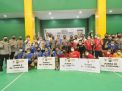 Kapolda Jatim Tutup Gelaran Turnamen Bulu Tangkis Antar Media Piala Kapolda Jatim Cup 2022 di Polda Jatim