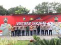 Kejar target 100 Persen, Polresta Mojokerto Vaksinasi Booster Karyawan Perusahaan