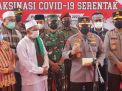 Forkopimda Jatim Dampingi Kapolri Cek Vaksinasi di Pamekasan