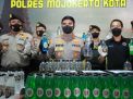 Jelang Ramadhan, Polresta Mojokerto Berhasil Amankan 430 Miras Ilegal