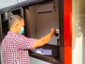 Polres Pelabuhan Tanjung Perak Wajibkan Anggota Dan Tamu Scan Suhu Badan Sebelum Memasuki Mako, Wujud Pencegahan Penyebaran Covid-19