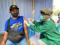 Kapolsek Asemrowo Pimpin Personil Gabungan Gelar Operasi Masker di Jalan Tanjungsari