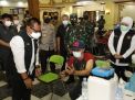 Percepat Herd Immunity, Forkopimda Jatim Cek Vaksinasi Merdeka di Kodam V Brawijaya