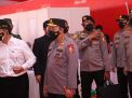 Panglima TNI, Kapolri dan Menkes, Tinjau Vaksinasi Massal Jelang HUT Bhayangkara