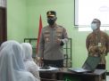 Kapolresta Sidoarjo Pantau Vaksinasi Pelajar dan Jalannya PTM Terbatas