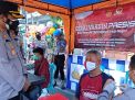 Kapolres Pamekasan Pantau Giat vaksin presisi mobile Di Pasar Tradisional