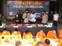338 Gram Sabu, 104 Pelaku, dan 86 Kasus Berhasil Diungkap Satresnarkoba Polres Tulungagung