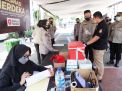 KAPOLRES TANJUNG PERAK ATENSI PERCEPATAN VAKSINASI MERDEKA DRIVE THRU
