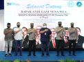 KAPOLRES TANJUNG PERAK MENDAMPINGI DEWAN KOMISARIS PP APRESIASI PROYEK PENGUATAN STRUKTUR DERMAGA TERMINAL BERLIAN SURABAYA