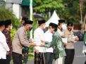 "TAWADHUNYA" KAPOLRES TANJUNG PERAK KEPADA PARA ULAMA , DI UPACARA HARI SANTRI NASIONAL