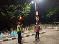 POLSEK SEMAMPIR PATROLI KE MAKAM PEGIRIAN, ANTISIPASI PESTA MIRAS DAN KRIMINALITAS