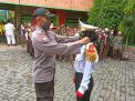 Panit Binmas Polsek Krembangan Sampaikan Binluh Protokol Kesehatan Kepada Siswa Siswi MTs Wachid Hasyim