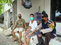 Personil Bhabinkamtibmas Pegirian Sambang Warga, Ingatkan Untuk Tetap Memakai Masker