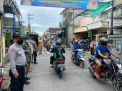 Polsek Krembangan Pantau Ketinggian Debit Air, Antisipasi Terjadinya Bencana Banjir