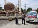 Personil Polsek Kenjeran Gelar Patroli Wisata, Sampaikan Himbauan Waspada Tindak Kriminalitas 3C