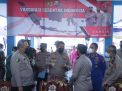 Wakapolda Jatim Apresiasi Pelaksanaan Vaksinasi Serentak Polres Sampang Di Kecamatan Pangarengan