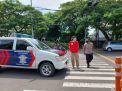 Polsek Kenjeran Lakukan Pemantauan Di Jembatan Suroboyo, Pastikan Situasi Aman Terkendali
