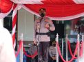 Apel Gelar Pasukan Dalam Rangka Ops Lilin Semeru Tahun 2021 Digelar Polres Pelabuhan Tanjung Perak di Lapangan GSN