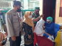 Polsek Kenjeran Lakukan Pengamanan Vaksinasi Untuk Anak, Pastikan Situasi Aman Terkendali