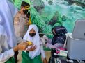 Polsek Asemrowo Pantau Pelaksanaan Vaksin Anak di Sontoh Laut, Pastikan Kegiatan Berjalan Lancar