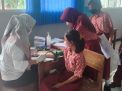 Polsek Krembangan Lakukan Pengamanan Kegiatan Vaksinasi Untuk Siswa, Pastikan Kegiatan Berjalan Lancar