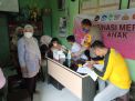 Lakukan Kegiatan Vaksinasi Untuk Anak, Polsek Asemrowo Pastikan Kegiatan Berjalan Lancar