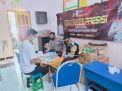 Polsek Semampir Lakukan Kegiatan Pengamanan Vaksinasi, Pastikan Kegiatan Berjalan Lancar