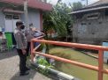 Polsek Krembangan Lakukan Pemantauan Debit Air, Waspada Terjadi Bencana Banjir