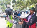 Polres Pelabuhan Tanjung Perak Gelar Patroli Bermotor Protokol Kesehatan (Pamor Keris)