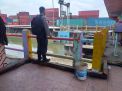 Polsek Asemrowo Rutin Lakukan Pemantauan Debit Air Sungai, Antisipasi Terjadinya Banjir