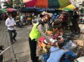 Polsek Krembangan Gelar Operasi Yustisi di Pasar Kalianak, Ingatkan Peraturan Protokol Kesehatan