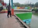 Polsek Asemrowo Rutin Cek Debit Air, Waspada Adanya Potensi Banjir
