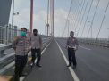 Polsek Kenjeran Patroli di Jembatan Suramadu, Antisipasi Terjadinya Kriminalitas 3C
