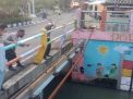 Polsek Kenjeran Lakukan Pengecekan Ketinggian Debit Air di Pintu Air, Waspada Adanya Potensi Banjir