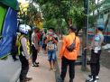 Polres Pelabuhan Tanjung Perak Gelar Operasi Penegakan Protokol Kesehatan di Sepanjang Jalan Perak Barat