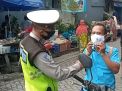 Polsek Krembangan Lakukan Patroli Yustisi di Pasar Kalianak, Himbau Masyarakat Tentang Prokes
