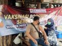 Polsek Asemrowo Kawal Jalannya Vaksinasi Covid-19d di Jalan Asem Mulya, Pastikan Berjalan Lancar dan Aman