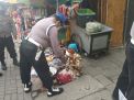 Polsek Krembangan Laksanakan Operasi Masker di Pasar Kalianak